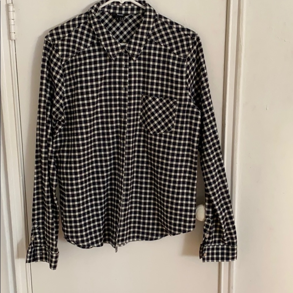 Paige Gingham button down